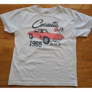 Corvette 1965 GM Official T-Shirt Women's XS Short Sleeve Graphic Tan